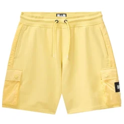 Weekend Offender Pink Sands Overlay Shorts in Yellow