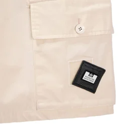 Weekend Offender Scopello Sharp Cargo Shorts in Cream