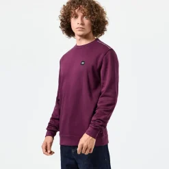 Weekend Offender Vega Crewneck Sweatshirt in Berry
