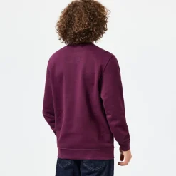 Weekend Offender Vega Crewneck Sweatshirt in Berry