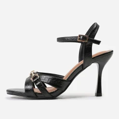 Wheres That From Adana Heel in Black