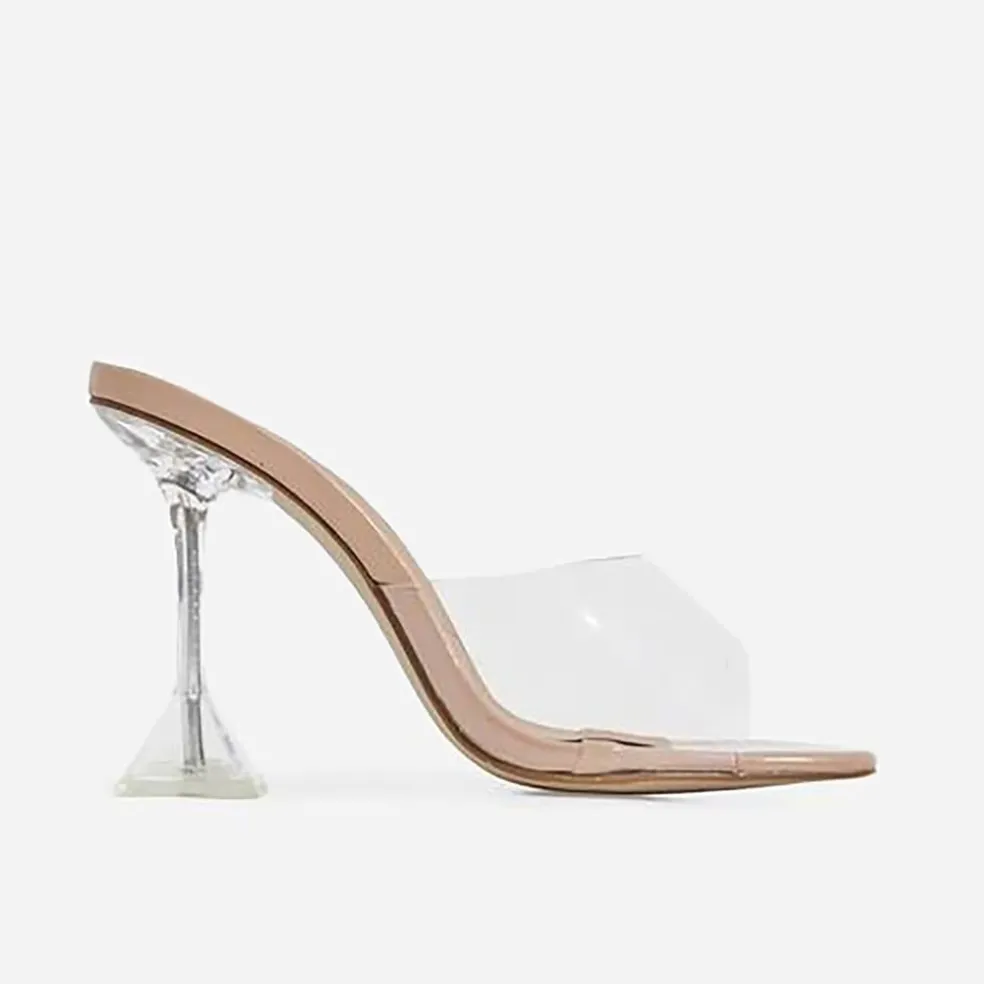 Wheres That From Md Blk Heels in Nude