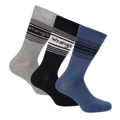 Wrangler 3 Pack of Socks in Blue
