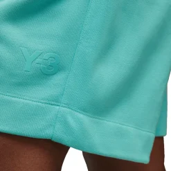 Y-3 French Terry Shorts in Teal