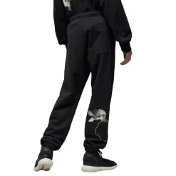 Y-3 Graphic French Terry Joggers in Black