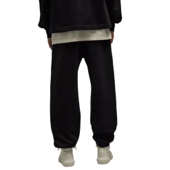 Y-3 Graphic French Terry Joggers in Black