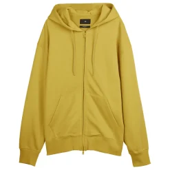 Y-3 Organic Cotton Terry Zip Hoodie in Yellow