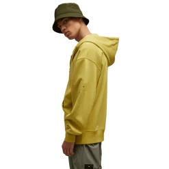 Y-3 Organic Cotton Terry Zip Hoodie in Yellow