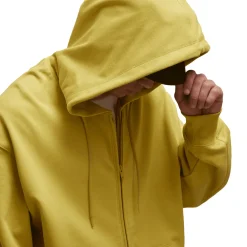 Y-3 Organic Cotton Terry Zip Hoodie in Yellow