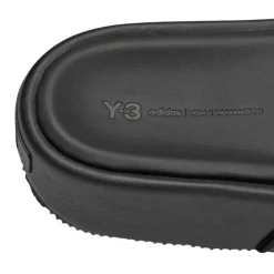 Y-3 Slides in Black