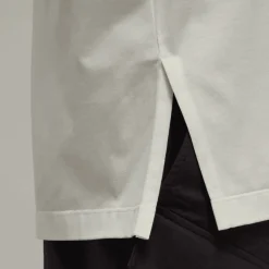 Y-3 3-Stripes Long Sleeve T-Shirt in Off White